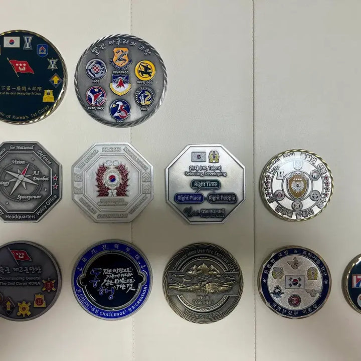 [BUNJANG] Military Coin Bundle Set / 부대코인 기념코인 일괄 판매