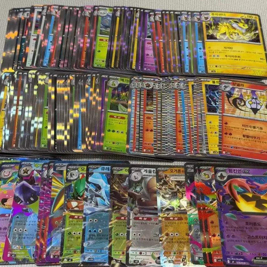 [BUNJANG] Pokemon TCG Standard Cards Bundle Set (Approx. 1025 cards, includes High-Class Packs) / 포켓몬카드 일반카드 R RR 약1025장 일괄 상태최상 (하이클래스많이포함)