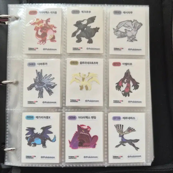 [BUNJANG] Pokemon 30th Anniversary Sticker Set (18 Stickers) Bundle / 포켓몬 30주년 띠부씰 18장 일괄