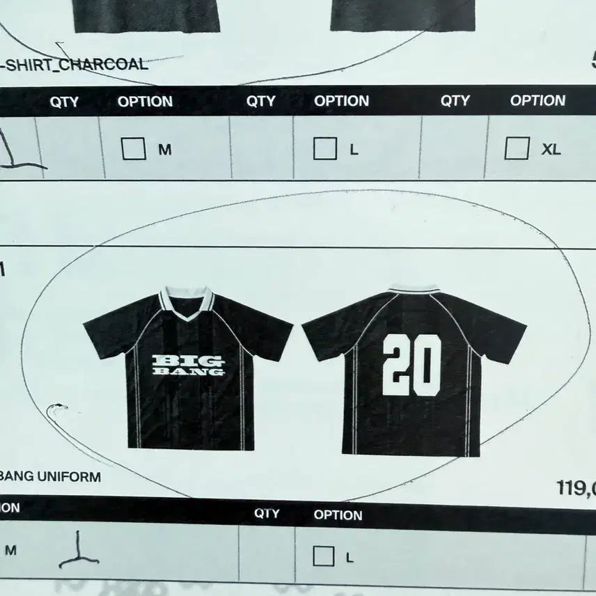 [BUNJANG] Bigbang Uniform M/L / Bigbang UNIFROM sz m