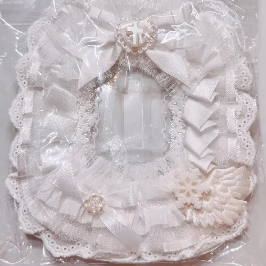 [BUNJANG] White Lace Handmade Photocard Holder / 화이트 레이스 탑꾸 탑로더 꾸미기 핸드메이드 포카홀더