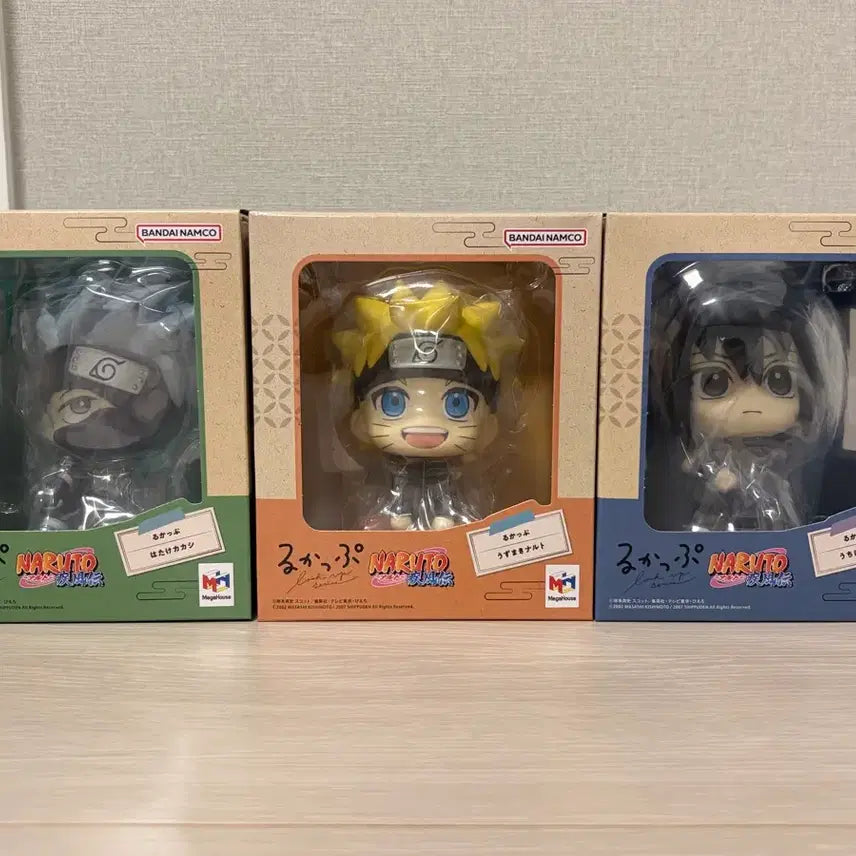 [BUNJANG] Naruto Kakashi Sasuke Look-Up Bundle Set (Sealed) / 13.5) 나루토 카카시 사스케 룩업 미개봉 일괄