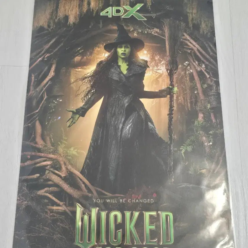 [BUNJANG] Wicked for Good 4DX Poster Elphaba / 위키드 포굿 wicked for good 4DX 포스터 엘파바