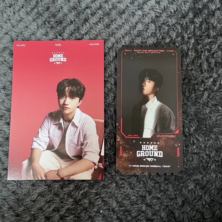 [BUNJANG] T1 Keria Home Ground Day 2 Ticket + Postcard Set / [케리아/KERIA] 티원 홈그라운드 2일차 티켓+엽서 세트