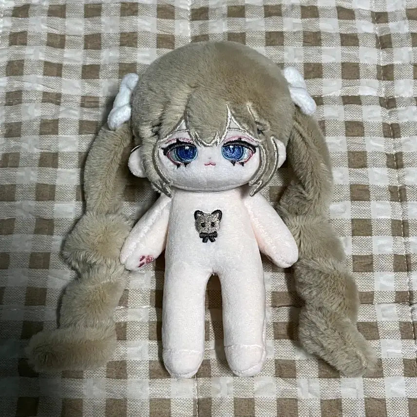 [BUNJANG] 10cm Long-Body Ragdoll Cat Plush Doll (No Original Features) / 10cm 무속성 솜인형 롱바디 렉돌쮸비