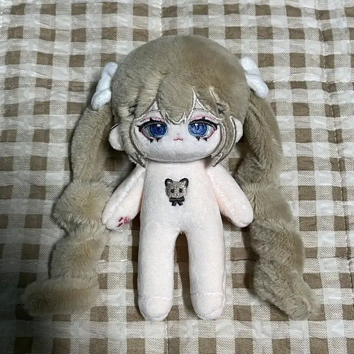 [BUNJANG] 10cm Long-Body Ragdoll Cat Plush Doll (No Original Features) / 10cm 무속성 솜인형 롱바디 렉돌쮸비
