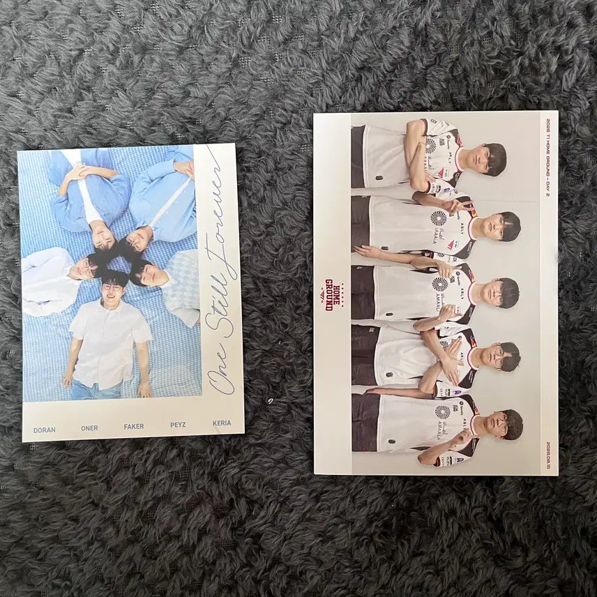 [BUNJANG] T1 Team Postcard Set - Urushot + Homeground Day 2 Membership / T1 티원 단체 엽서 우루샷+홈그라운드 2일차 멤버십