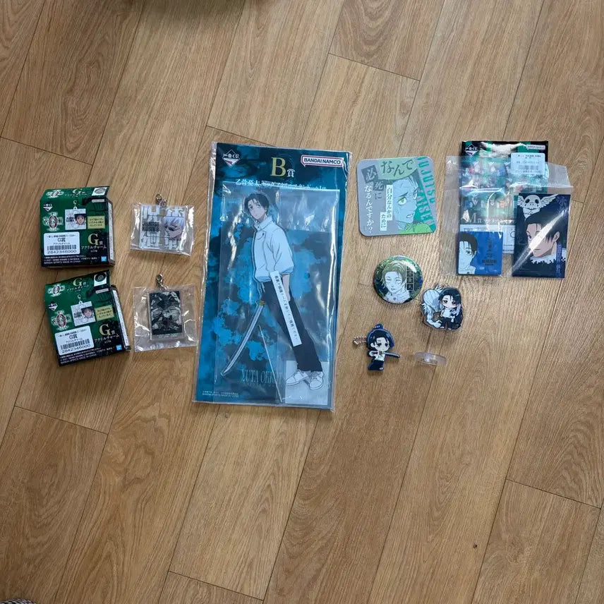[BUNJANG] Jujutsu Kaisen Yuta Okkotsu B Prize Acrylic Stand, Can Badge, Keyring, Decopik Bundle Set / 주술회전 사멸회유 옷코츠유타 b상 아크릴스탠드, 캔뱃지, 키링 데코라픽 등 일괄