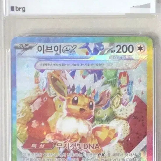 [BUNJANG] Pokemon Card Eevee ex SAR BRG Graded 9 / 포켓몬카드 이브이ex sar brg9등급