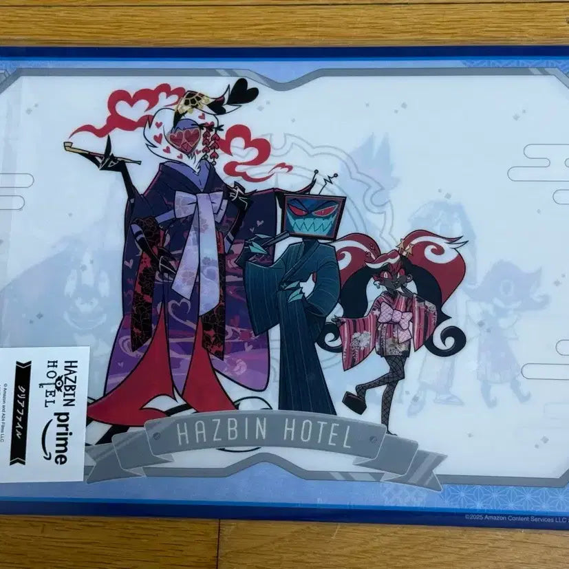 [BUNJANG] Hazbin Hotel Animate Fair Kimono Clear File / 해즈빈호텔 애니메이트페어 기모노 클리어파일