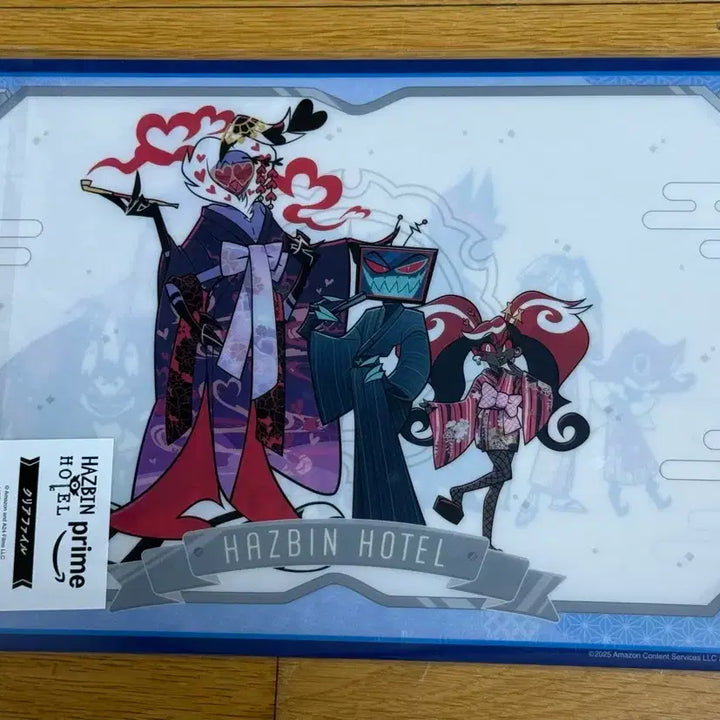 [BUNJANG] Hazbin Hotel Animate Fair Kimono Clear File / 해즈빈호텔 애니메이트페어 기모노 클리어파일