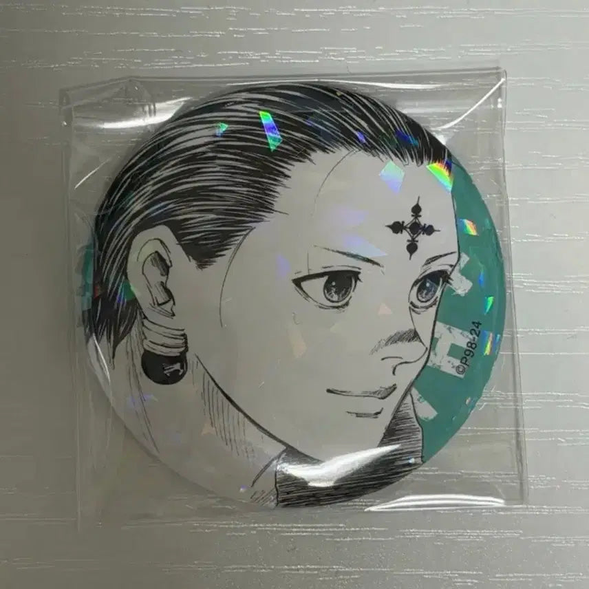 [BUNJANG] Hunter x Hunter Chrollo "Jump Shop All-Stars" Original Art Can Badge / [희귀]헌터헌터 클로로 점프샵 올스타 원화 캔뱃지