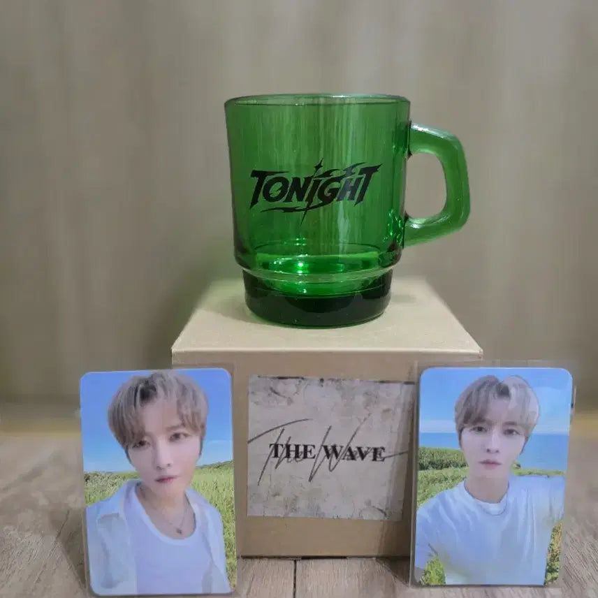 [BUNJANG] Kim Jaejoong Tonight Music Show Photocard 2-Piece Set / [일괄 만] 김재중 인기가요 음방 Tonight 유리컵 포카 2장 세트  양도