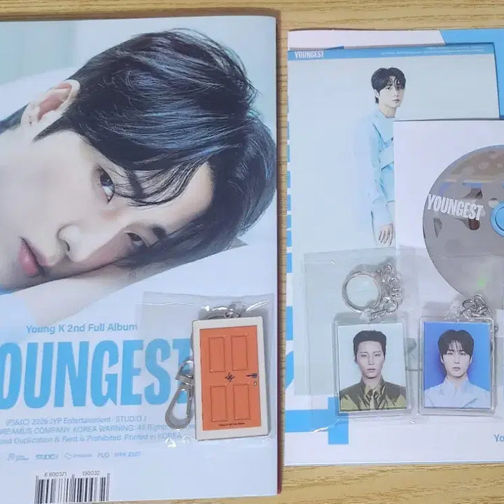 [BUNJANG] Day6 Young K Bundle Set Concert Keyring, Album / 일괄) 데이식스 영케이 공방키링,앨범