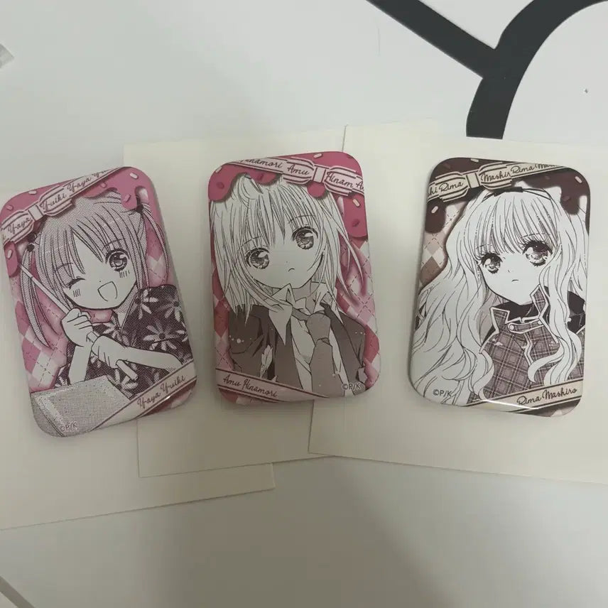 [BUNJANG] Shugo Chara! Character Acrylic Standee Bundle / 일괄)캐릭캐릭체인지 캔뱃지 리마 유이 아무