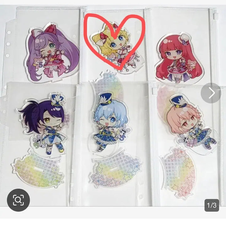 [BUNJANG] PriPara 5th Anniversary Acrylic Stand - Laala, Sophie, Sion, Dorothy, Leona (Split Set) / 공구) 프리파라 5주년 기념 아크릴 스탠드 공구 분철 소피 시온 도로시 레오나