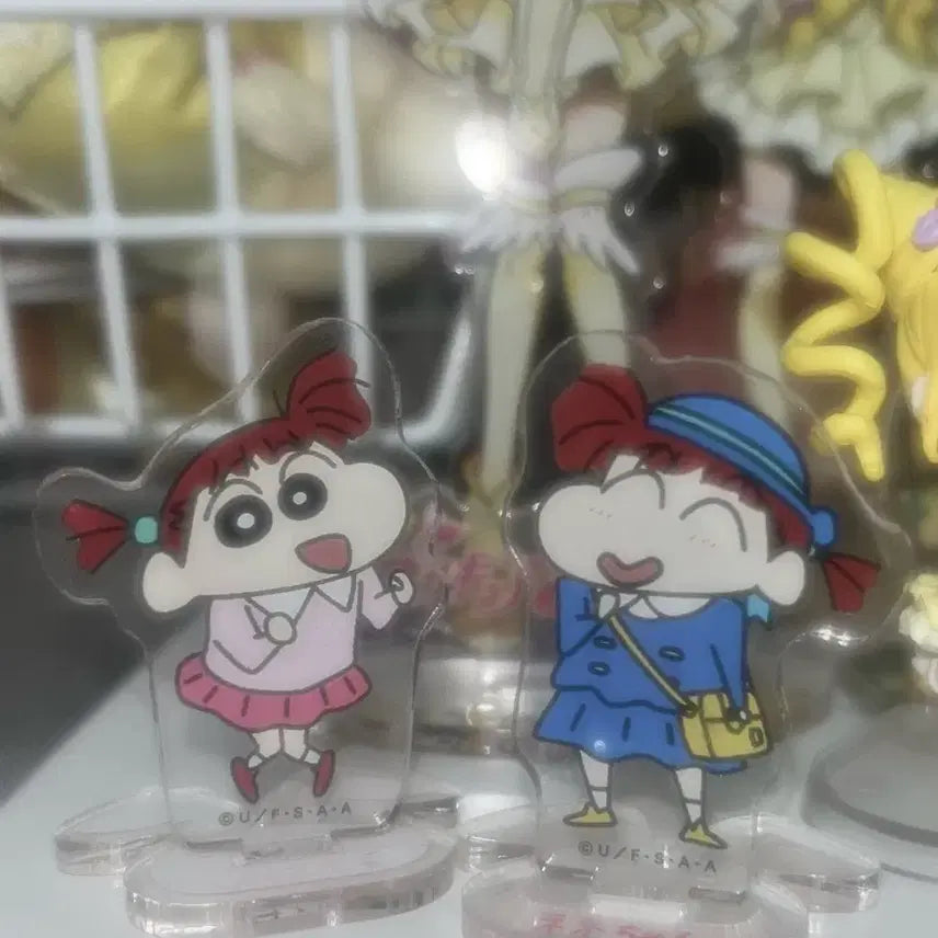 [BUNJANG] Crayon Shin-chan Nohara Shinnosuke Yuno Yuno Acrylic Stand / 짱구 크레용 신짱 유리 네네 아크릴