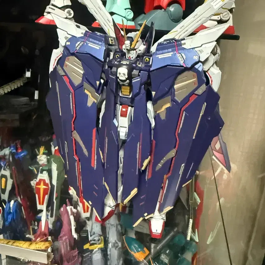 [BUNJANG] HiRM 1/100 Crossbone Gundam X-1 Full Cloth Die-cast Action Figure / 중천모형 1/100 크로스본 X-1 풀 클로스  초합금 완성품