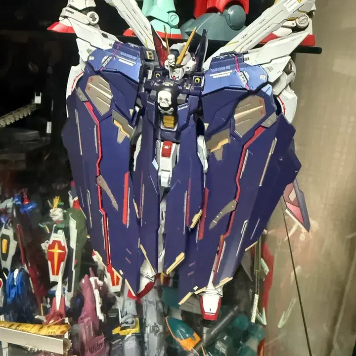 [BUNJANG] HiRM 1/100 Crossbone Gundam X-1 Full Cloth Die-cast Action Figure / 중천모형 1/100 크로스본 X-1 풀 클로스  초합금 완성품
