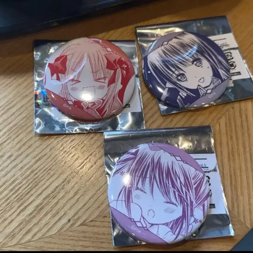 [BUNJANG] Character Transformations (Shugo Chara!) Original Can Badge Bundle Set / 희귀매물 캐릭캐릭체인지 캐캐체 원작 캔뱃지 캔배지 시우 시아 유이 일괄