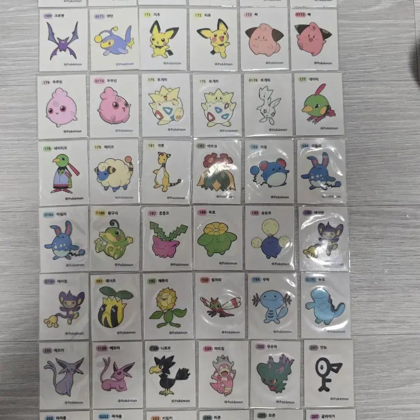 [BUNJANG] Pokemon Sticker Exchange / 포켓몬 띠부씰 교환 판매