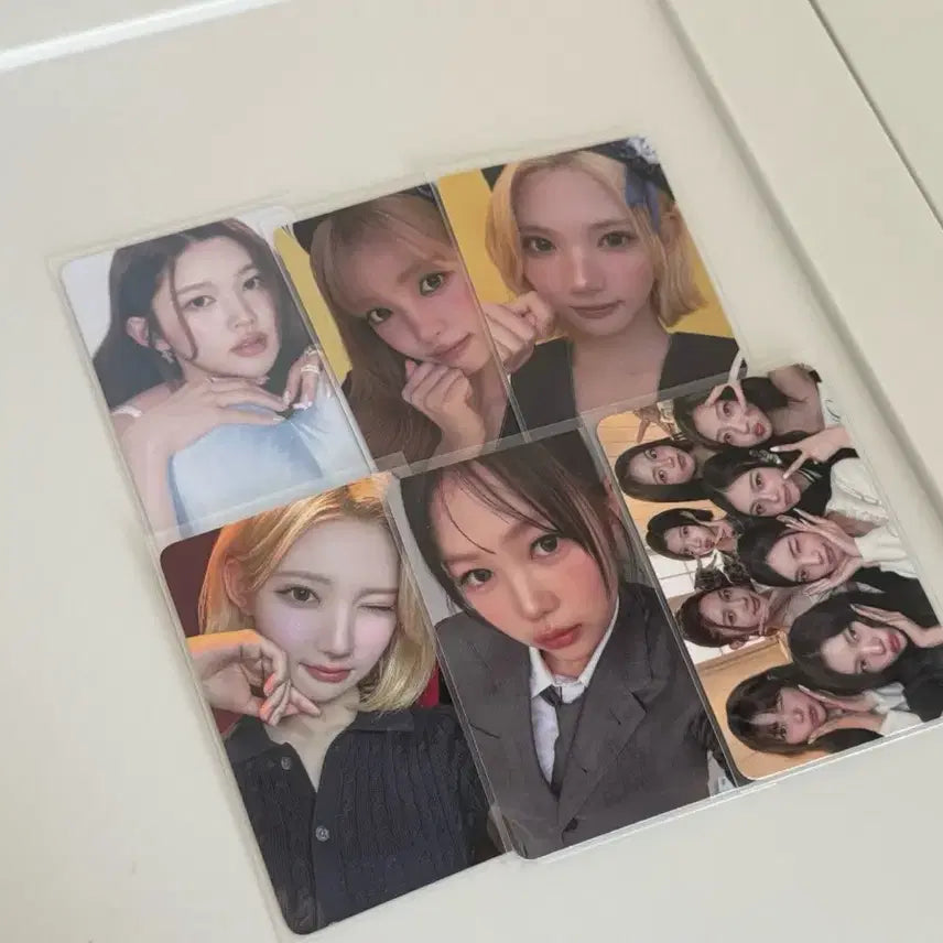 [BUNJANG] NMIXX Haewon Bundle Set Lucky Draw Photocard Lemonade / 일괄] 하투하 하츠투하츠 미공포 럭드 포카 유하 지우 특전 레몬탱