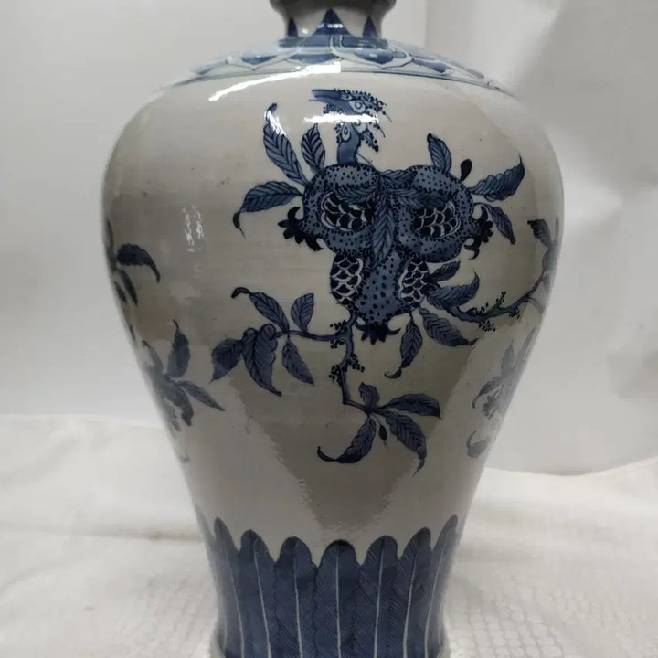 [BUNJANG] Chinese Blue and White Porcelain Vase / 청화백자 중국도자기 매병
