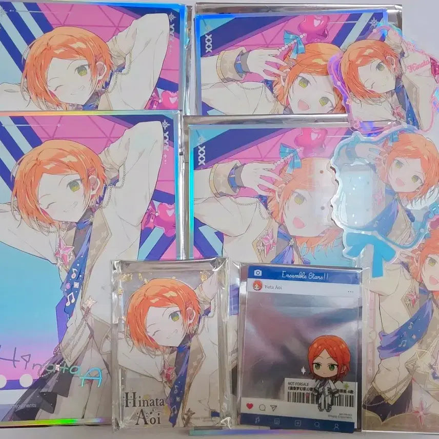 [BUNJANG] Ensemble Stars! Mofe Pop-up Bundle Set Acrylic Hinata Yuuta Card Shikishi / (일괄) 앙스타 앙상블스타즈 모펀 팝업 16만원 특전 아크릴 히나타 유우타 카드 색지