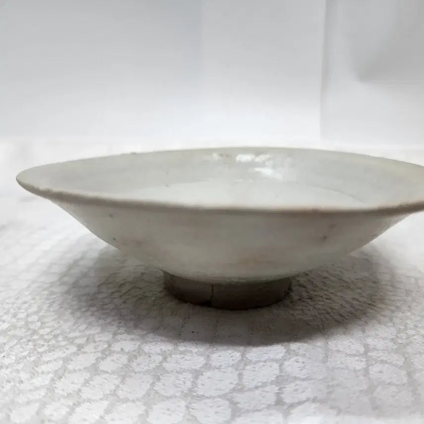 [BUNJANG] White Porcelain Tea Bowl (Mal-cha-jan) / 백자 말찻잔 도자기 평다완 나스다완