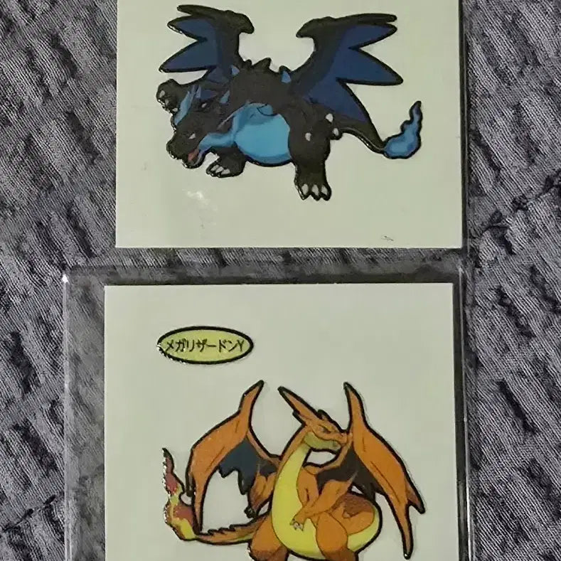 [BUNJANG] Pokemon Mega Charizard X &amp; Y Stickers / 포켓몬 메가 리자몽 X, Y 스티커