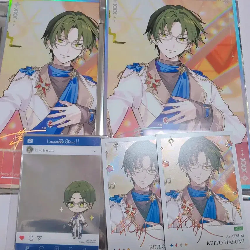 [BUNJANG] Ensemble Stars Hasumi Keito Bundle Set Special Photocard Color Paper Set / (일괄) 앙스타 앙상블스타즈 모펀 팝업 하스미 케이토 7만원 특전 폴라로이드 색지