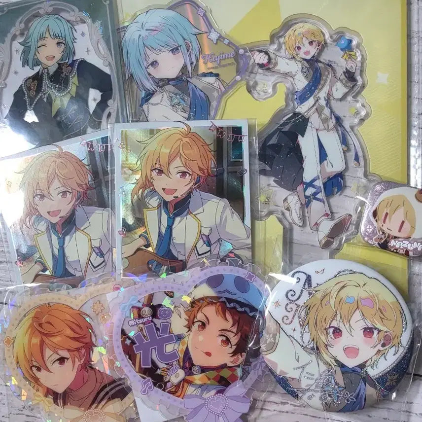 [BUNJANG] Ensemble Stars! Mofun Acrylic Badge &amp; Button Badge Collection / 앙스타 모펀 아크릴 뱃지 앙월드 단추뱃지 갤러리 클카 하트클카 프롤로그 폴라 나즈나 하지메 미츠루