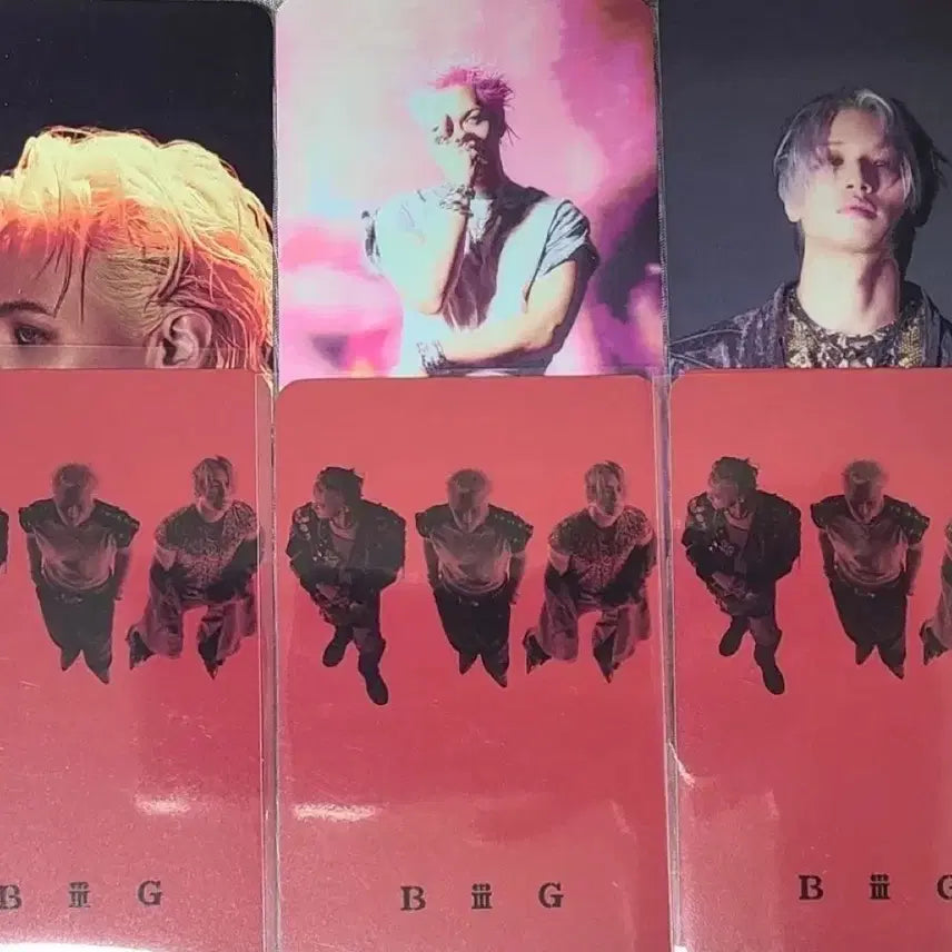[BUNJANG] Big Bang 20th Anniversary MD Lucky Draw Photocard Set (All Members + Group) / [당일발송]빅뱅 20주년 md 특전 포카 전멤버3종+단체 세트