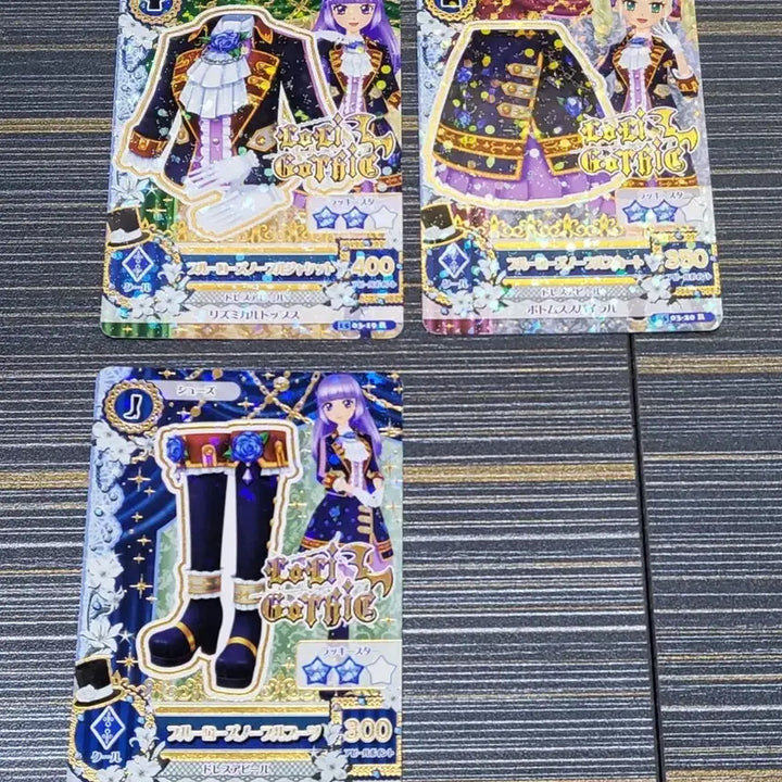 [BUNJANG] Aikatsu! Rira Yurika Lolita Gothic Card Set / 아이카츠 카드 리라 유리카 로리타 고딕 카드 세트 판매 아이엠스타