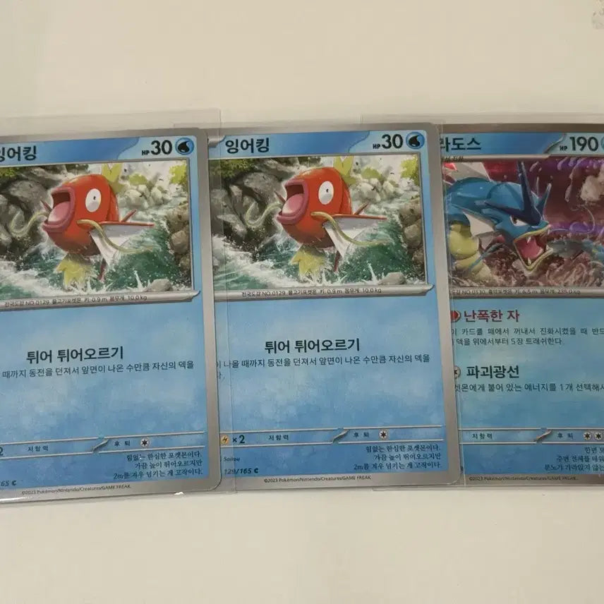 [BUNJANG] Magikarp Jump Card Set / 잉어킹 튀어 튀어오르기 카드