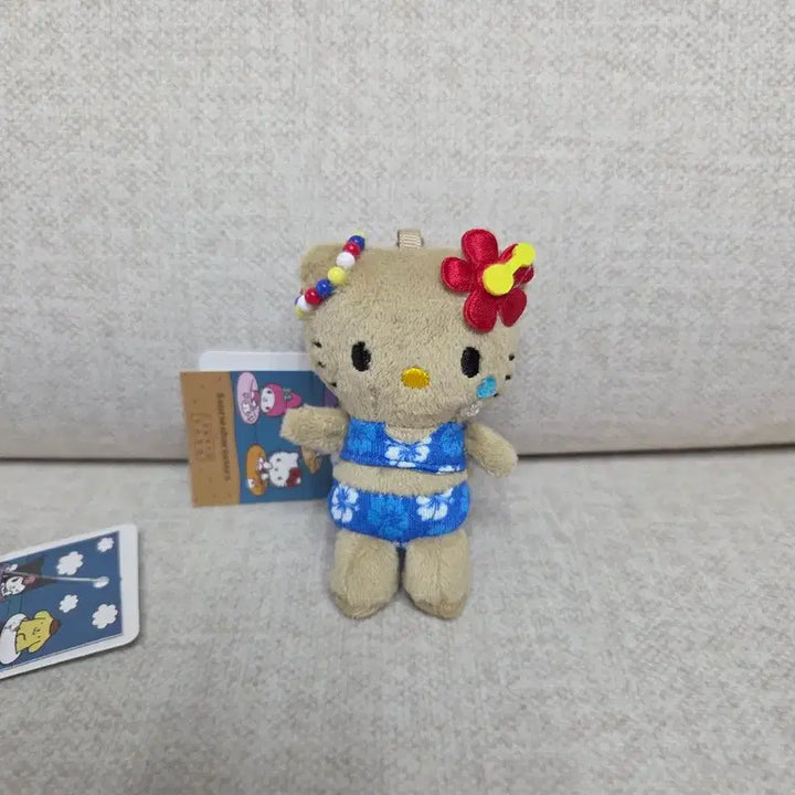 [BUNJANG] Sanrio Hello Kitty Tanning Kitty Bikini Doll Keyring Bundle Set / (새상품)(일괄) 산리오 헬로키티 태닝키티 비치 비키니인형 키링