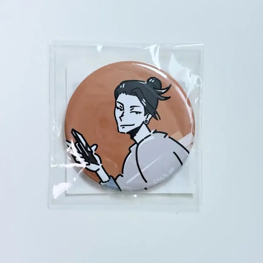 [BUNJANG] Jujutsu Kaisen ZOZOTOWN 1st Ending Visual Style Can Badge - Suguru Geto / 주술회전 조조타운 ZOZOTOWN 1기 엔딩 ED 비쥬얼풍 캔뱃지 - 게토 스구루