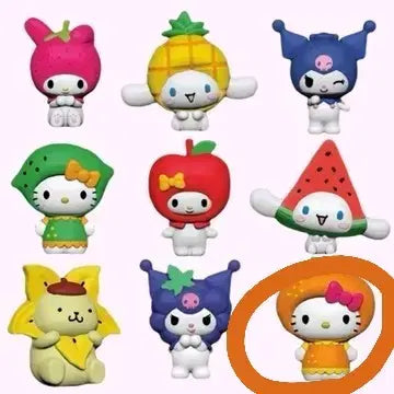 [BUNJANG] Sanrio Fruit Gacha Figure Hello Kitty Orange / 산리오 과일 가챠 피규어 헬로키티 오렌지
