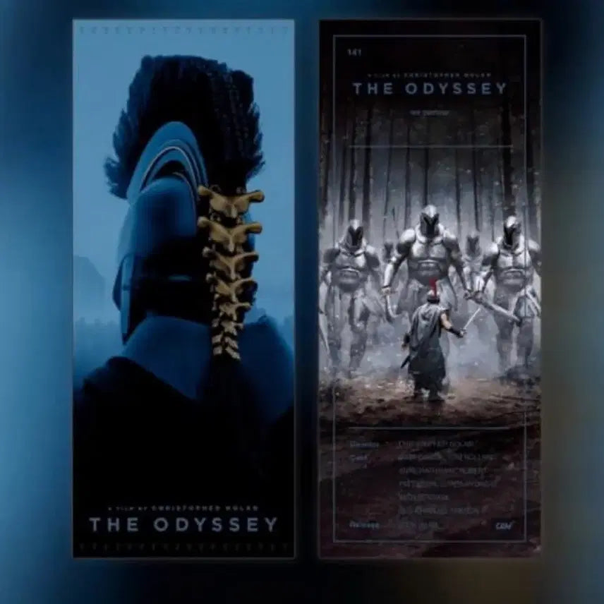 [BUNJANG] Odyssey Dolby + IMAX A3 Poster + TTT Bundle Set / 일괄) 오디세이 돌비+아이맥스 A3 포스터+ttt
