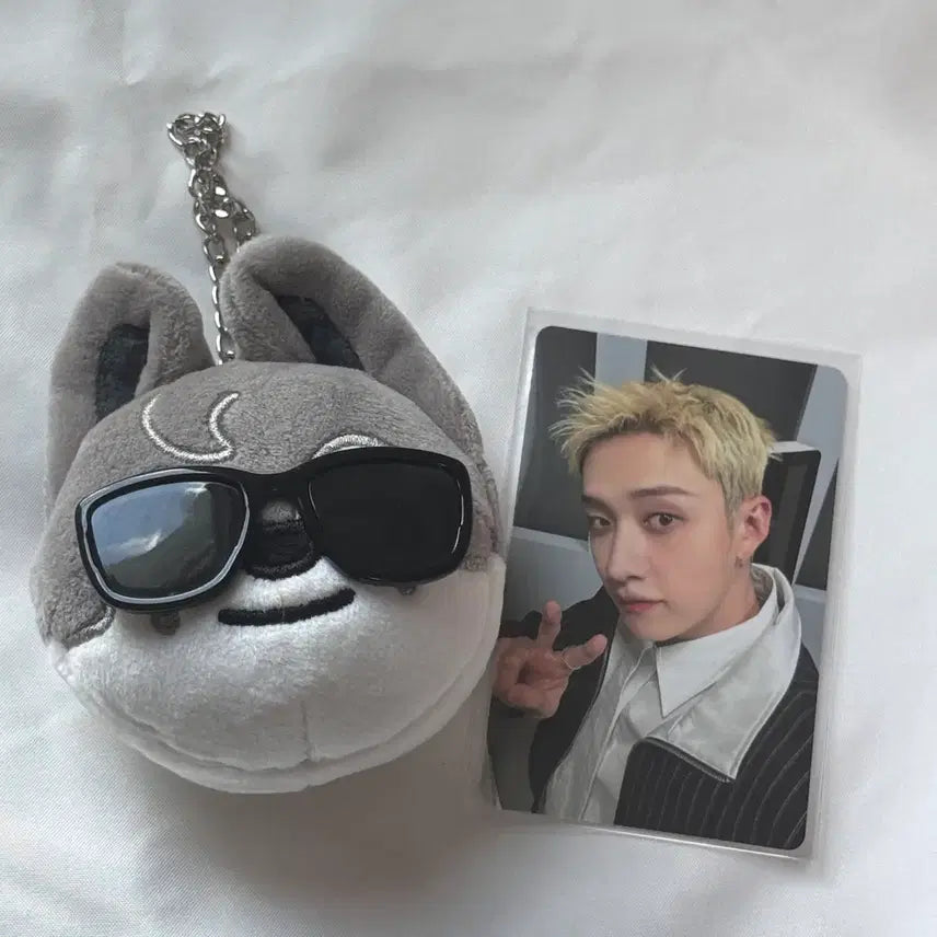 [BUNJANG] Stray Kids Japan Run It Popup Sunglass Keyring Wolf Chan / 스키즈 스트레이키즈 스키주 일본 Run It 팝업 랜덤 선글라스 키링 울프찬 양도