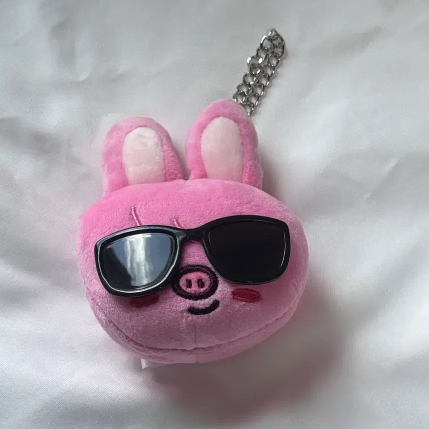 [BUNJANG] Stray Kids Japan Run It Popup Random Sunglasses Keychain Dwaekki / 스키즈 스트레이키즈 스키주 일본 Run It 팝업 랜덤 선글라스 키링 돼끼 양도