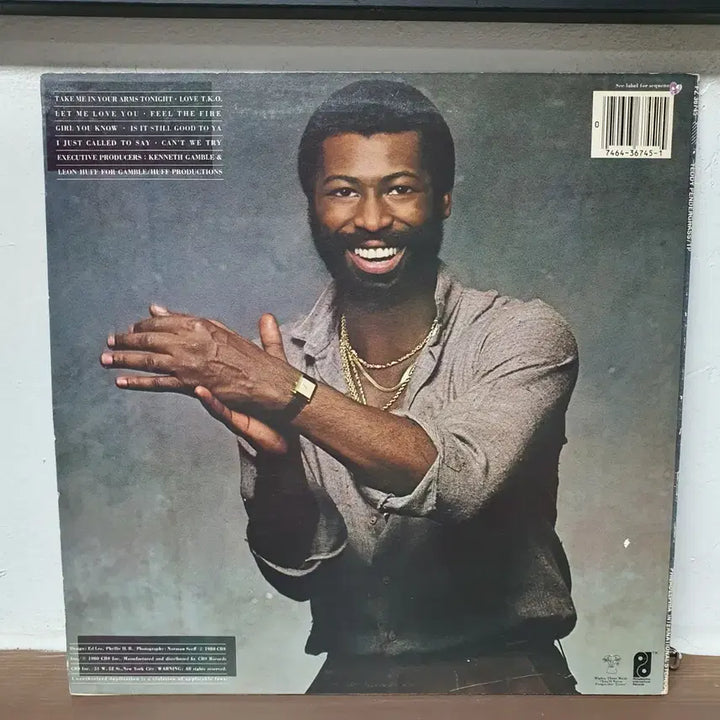 [BUNJANG] Teddy Pendergrass 1980 LP / TEDDY PENDERGRASS LP 1980 CBS Record