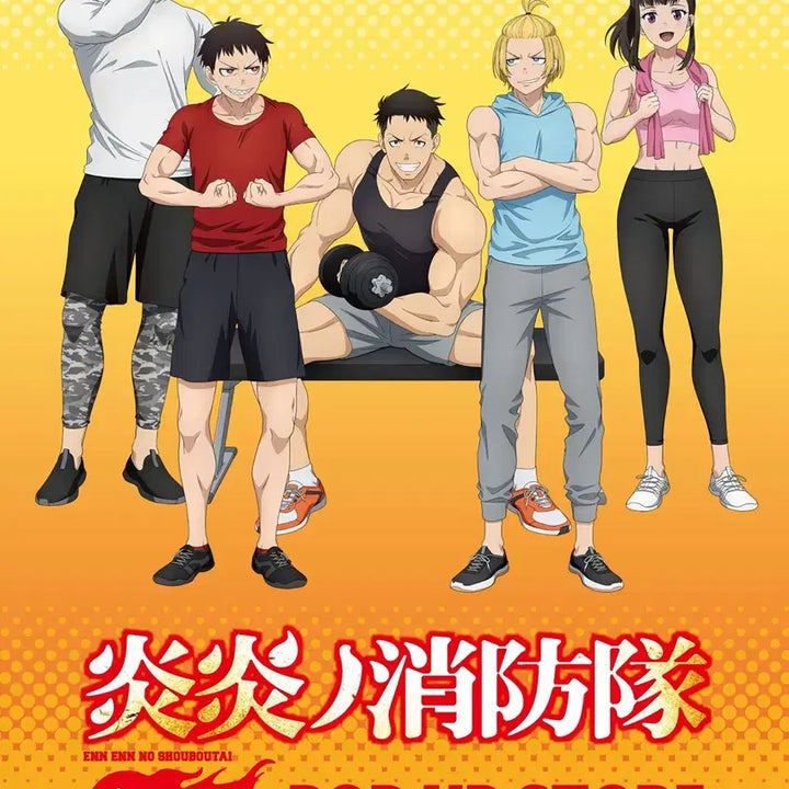 [BUNJANG] Fire Force Maki Oze B2 Tapestry (Sealed) / 불꽃소방대 신라쿠사카베 테피스트리 미개봉