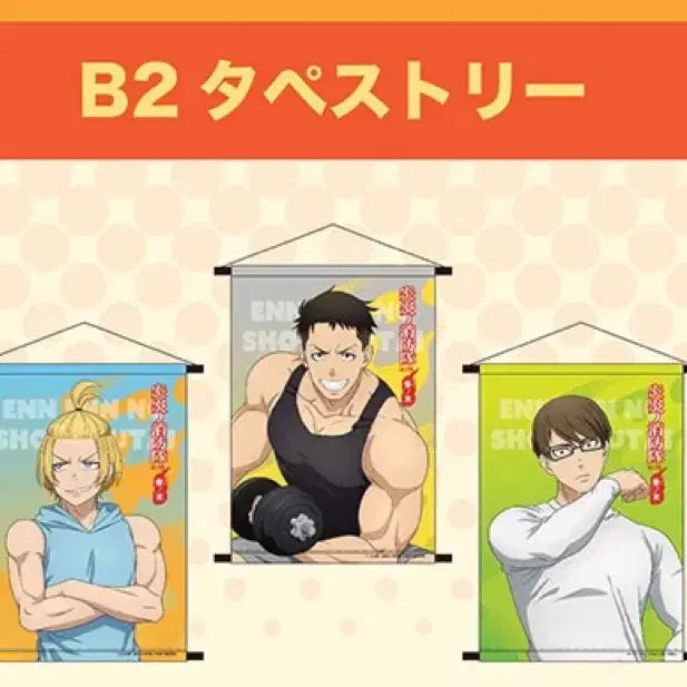 [BUNJANG] Fire Force Maki Oze B2 Tapestry (Sealed) / 불꽃소방대 신라쿠사카베 테피스트리 미개봉