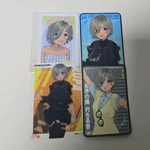 [BUNJANG] Bocchi the Rock! Rupa CD Trading Card (Clear Card Bundle Set) / 걸즈 밴드 크라이 루파 cd 트레이딩 카드 트레카 메이드 클리어 카드 일괄
