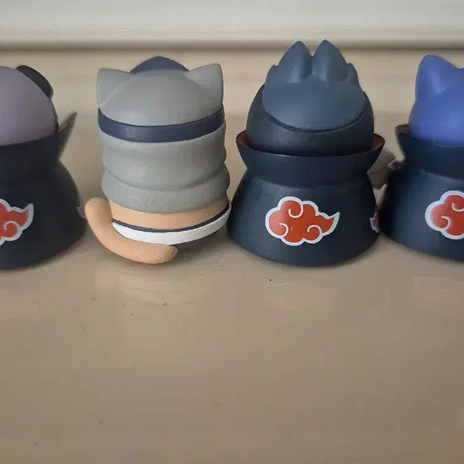 [BUNJANG] NaruCat Naru-To Akatsuki Konan Kisame Figure (Opened) / 나루토 메가캣 냐루토 아카츠키 코난 키사메 개봉품 일괄