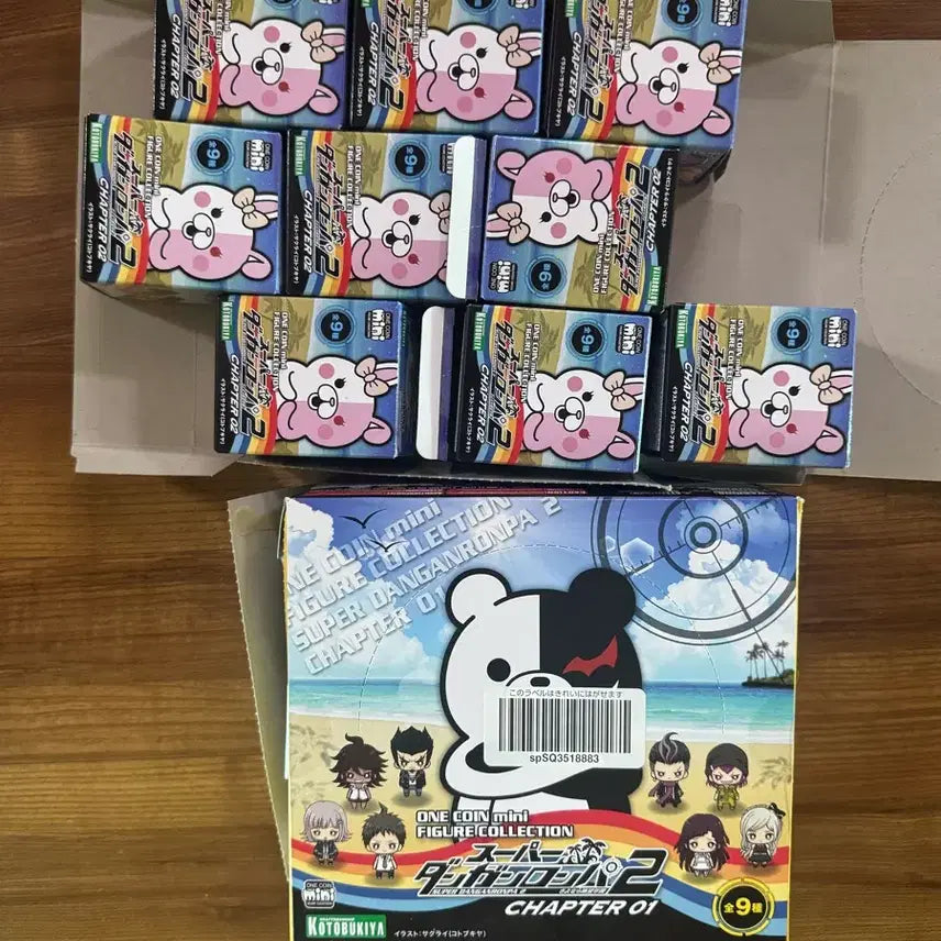 [BUNJANG] Danganronpa 2 Wankoins Figure Set (1 &amp; 2) Sealed / 뉴단간론파 2 원코인 1 , 2 미개봉