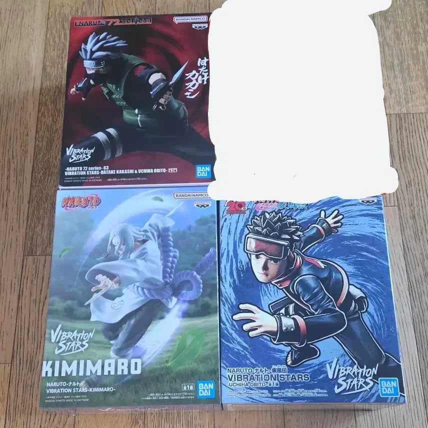 [BUNJANG] Naruto 4-Figure Bundle Set (Kakashi, Naruto, Kimimaro, Obito) / 나루토 피규어 3종 일괄 6만원에 저렴 판매합니다.