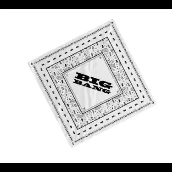 [BUNJANG] BIGBANG Cosmos Bandana White (Sealed) / 빅뱅 콘서트 코스모스 반다나 화이트 (미개봉)