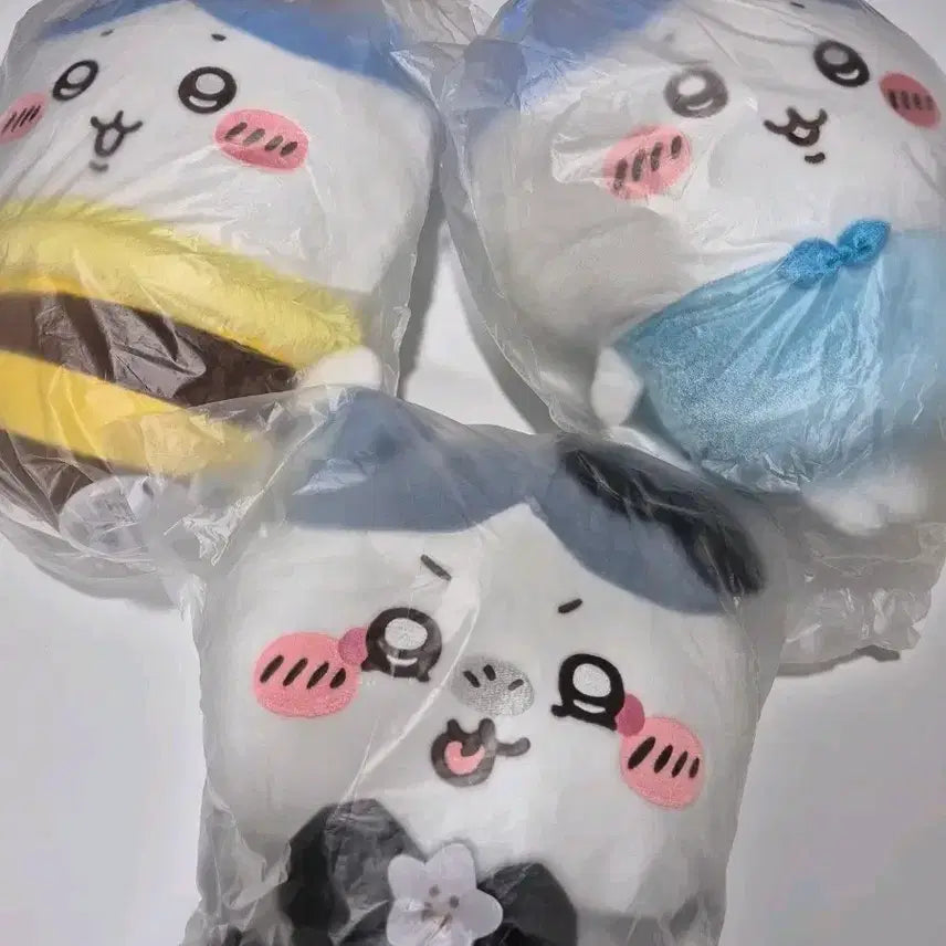 [BUNJANG] Hachware Authentic Plush Set of 3 / 하치와레 정품 누이 3개 세트